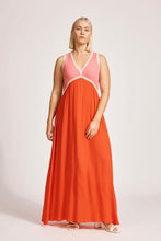 Load image into Gallery viewer, Eb &amp; Ive Alegria Spliced Maxi Dress - Cameo/Coral