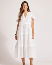 Load image into Gallery viewer, Eb &amp; Ive Orsula Tiered Maxi Dress - White