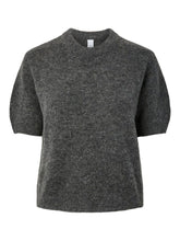 Load image into Gallery viewer, Yas Johi Short Sleeve Pullover - Medium Grey Melange