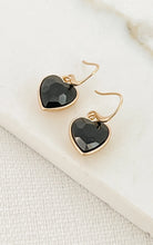 Load image into Gallery viewer, Envy Heart Earring  - Gold/Black