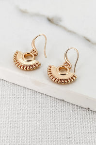 Envy Fan Earrings - Gold