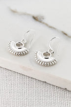 Load image into Gallery viewer, Envy Fan Earrings - Silver