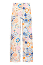 Load image into Gallery viewer, ICHI Kate Wide Leg Trouser - Graphic Tile Print