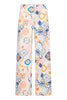 ICHI Kate Wide Leg Trouser - Graphic Tile Print
