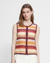 Load image into Gallery viewer, ICHI Oriana Crochet Top