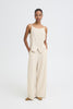ICHI Linno Top - Brown Stripe