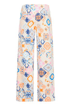 Load image into Gallery viewer, ICHI Kate Wide Leg Trouser - Graphic Tile Print