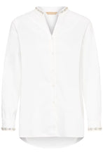 Load image into Gallery viewer, Culture Margi Antoinett Long Sleet Shirt - Gardenia