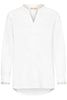 Culture Margi Antoinett Long Sleet Shirt - Gardenia