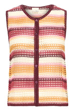 Load image into Gallery viewer, ICHI Oriana Crochet Top