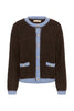 Culture Gilan Cardigan - Brown/Blue