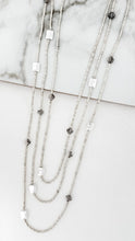 Load image into Gallery viewer, Envy Triple Layer Necklace - SILVER