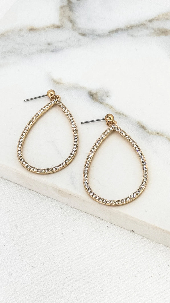 Envy Diamante Teardrop Earrings