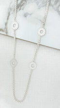 Load image into Gallery viewer, Envy Long Open Circle Necklace - Silver