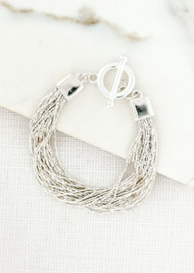 Envy Multi Strand Bracelet - Silver