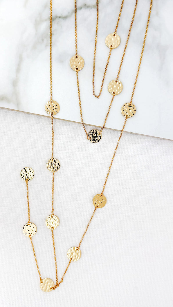Envy Lariat Necklace - Gold