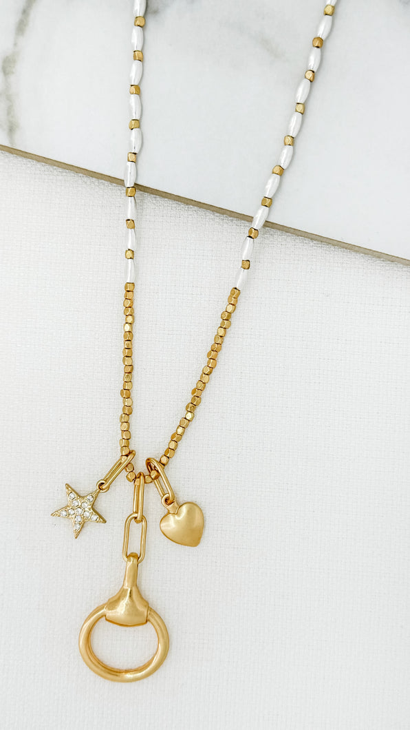 Envy Long Charm Necklace