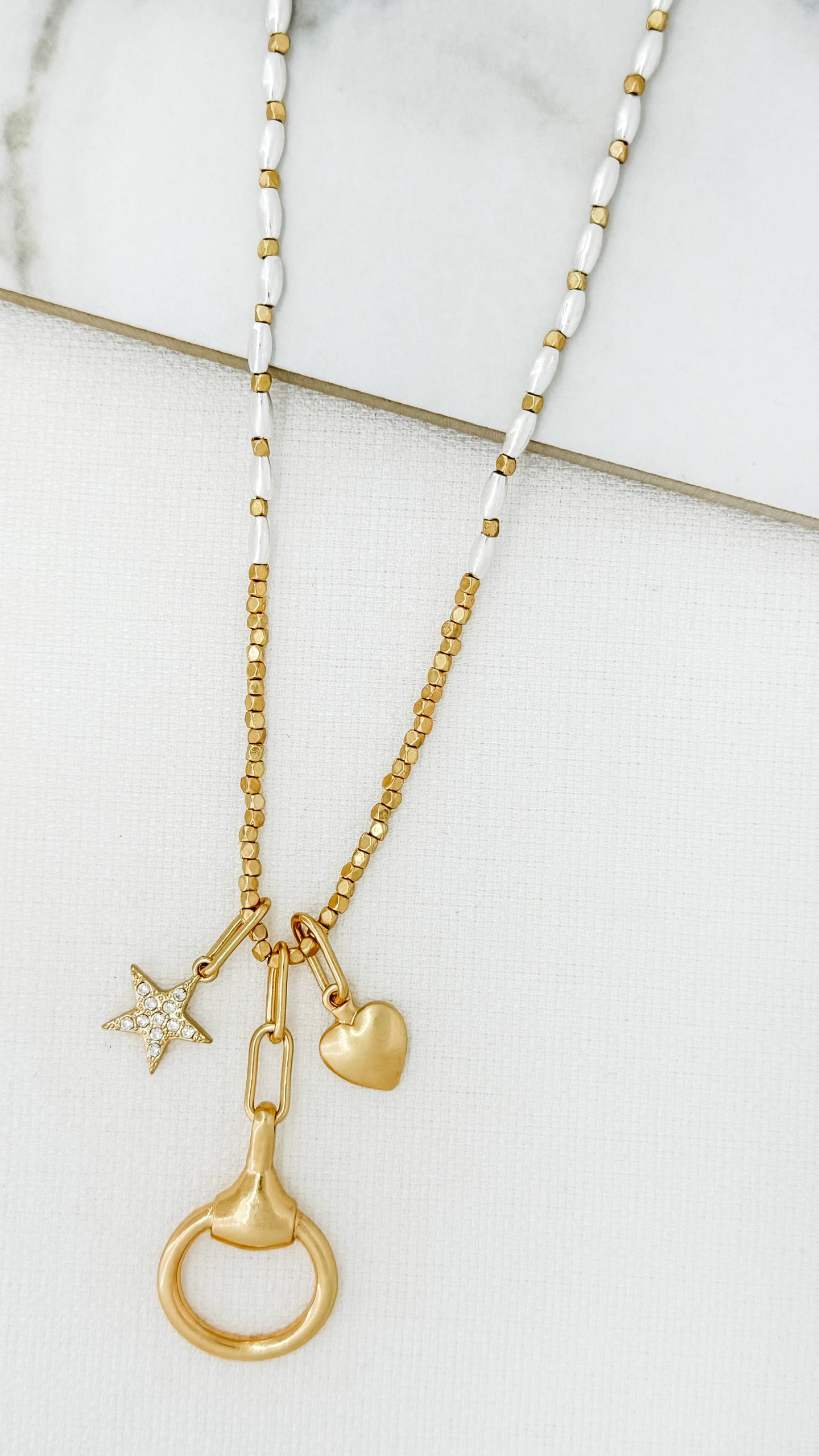 Envy Long Charm Necklace