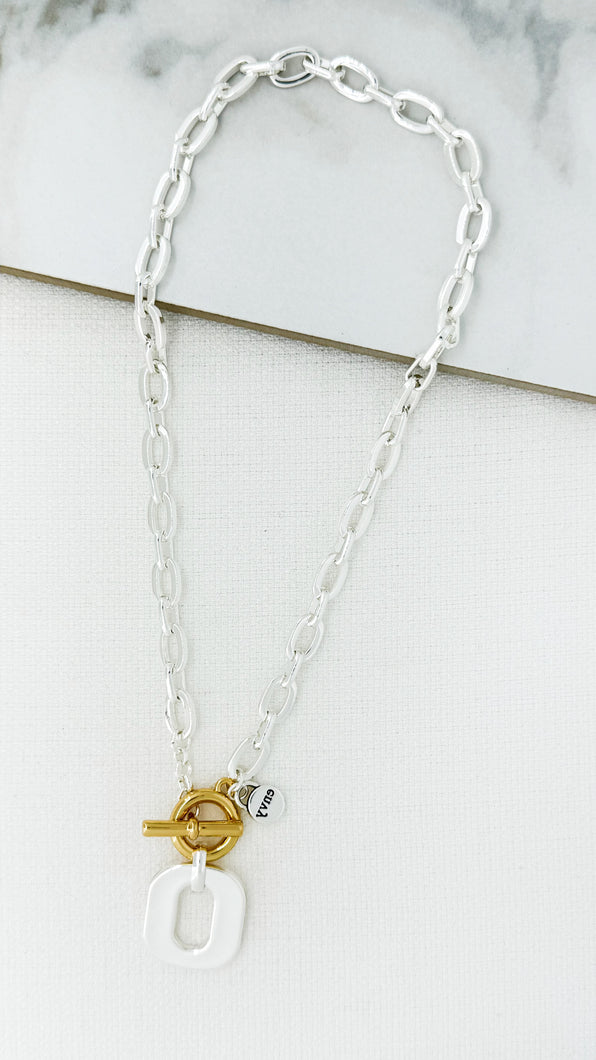 Envy Link Necklace - Silver