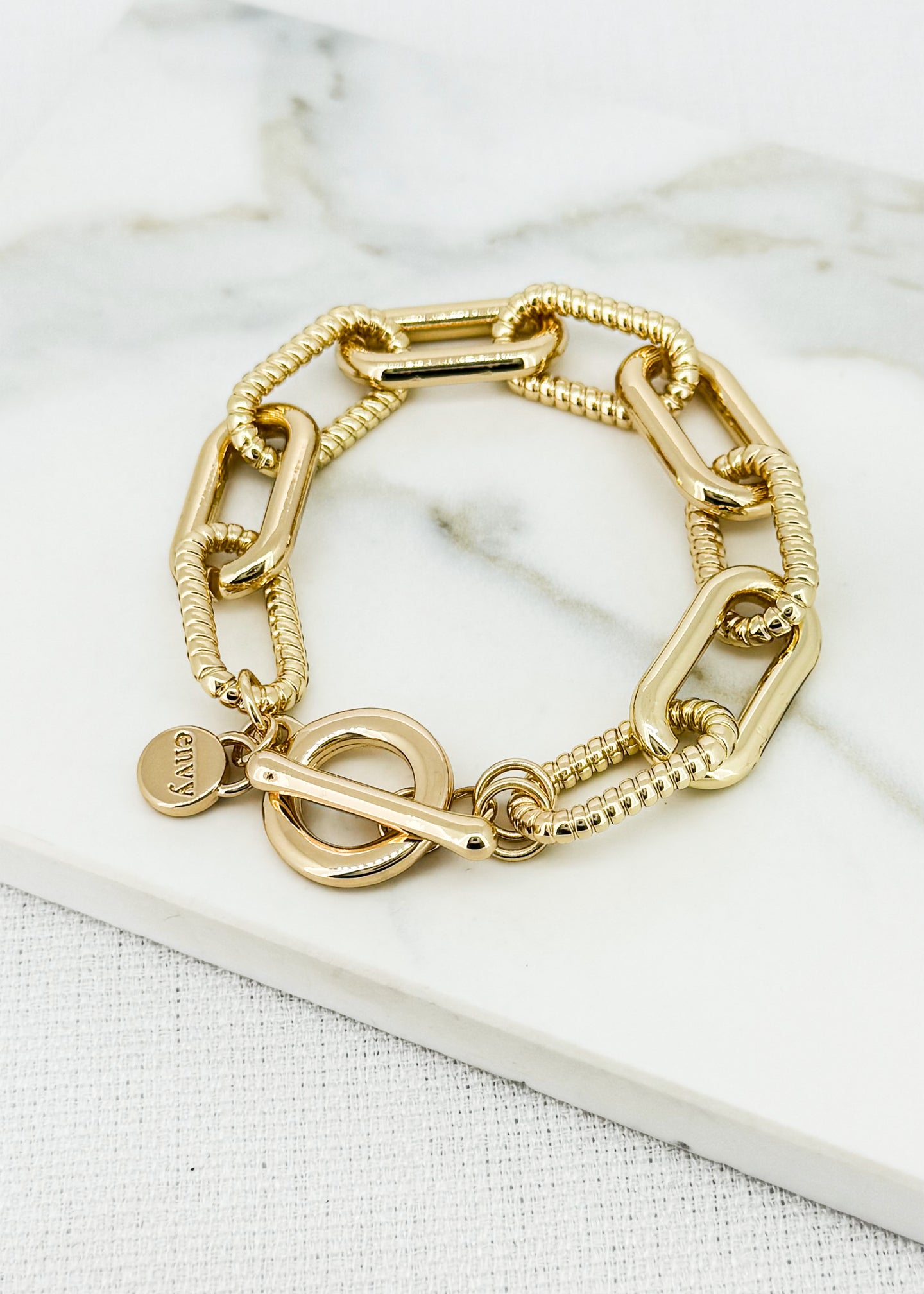 Envy Chunky Link Bracelet - Gold
