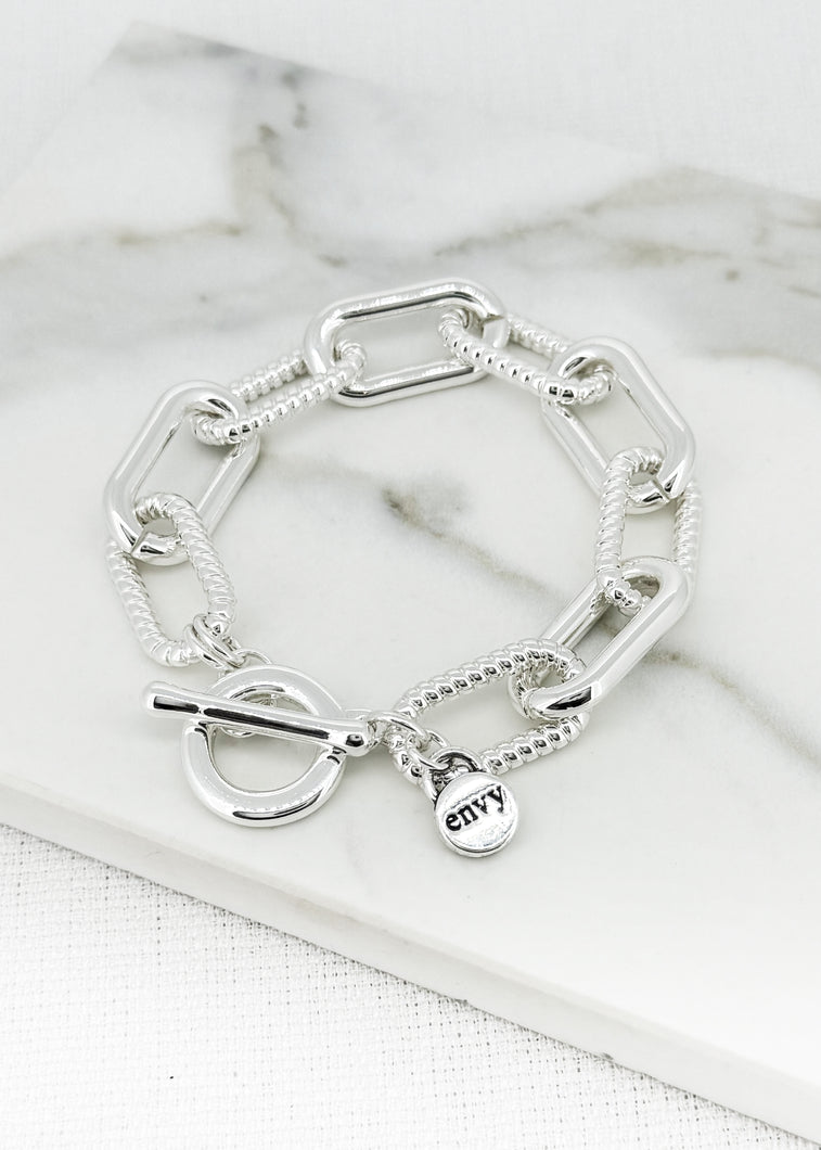 Envy Chunky Link Bracelet - Silver