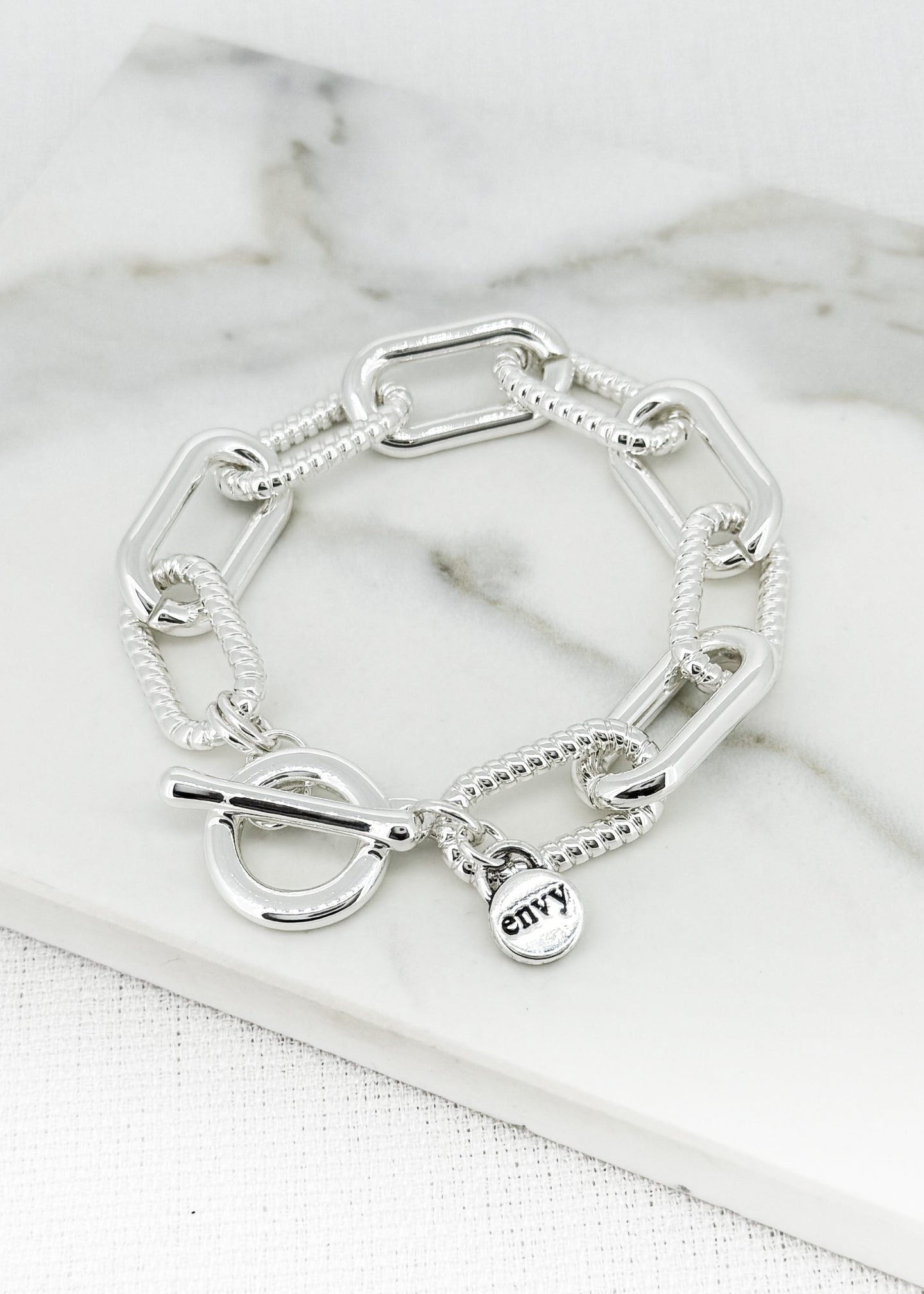 Envy Chunky Link Bracelet - Silver