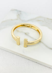 Envy T Bangle  - Gold