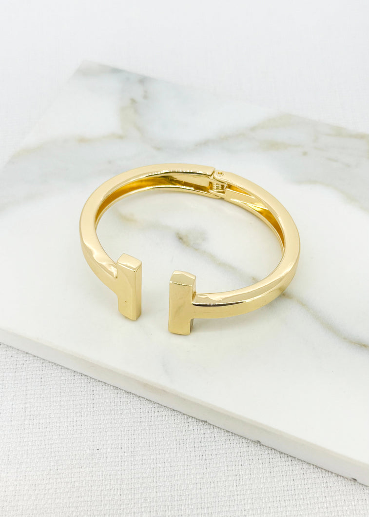 Envy T Bangle  - Gold