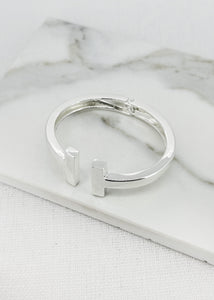 Envy T Bangle  - Silver