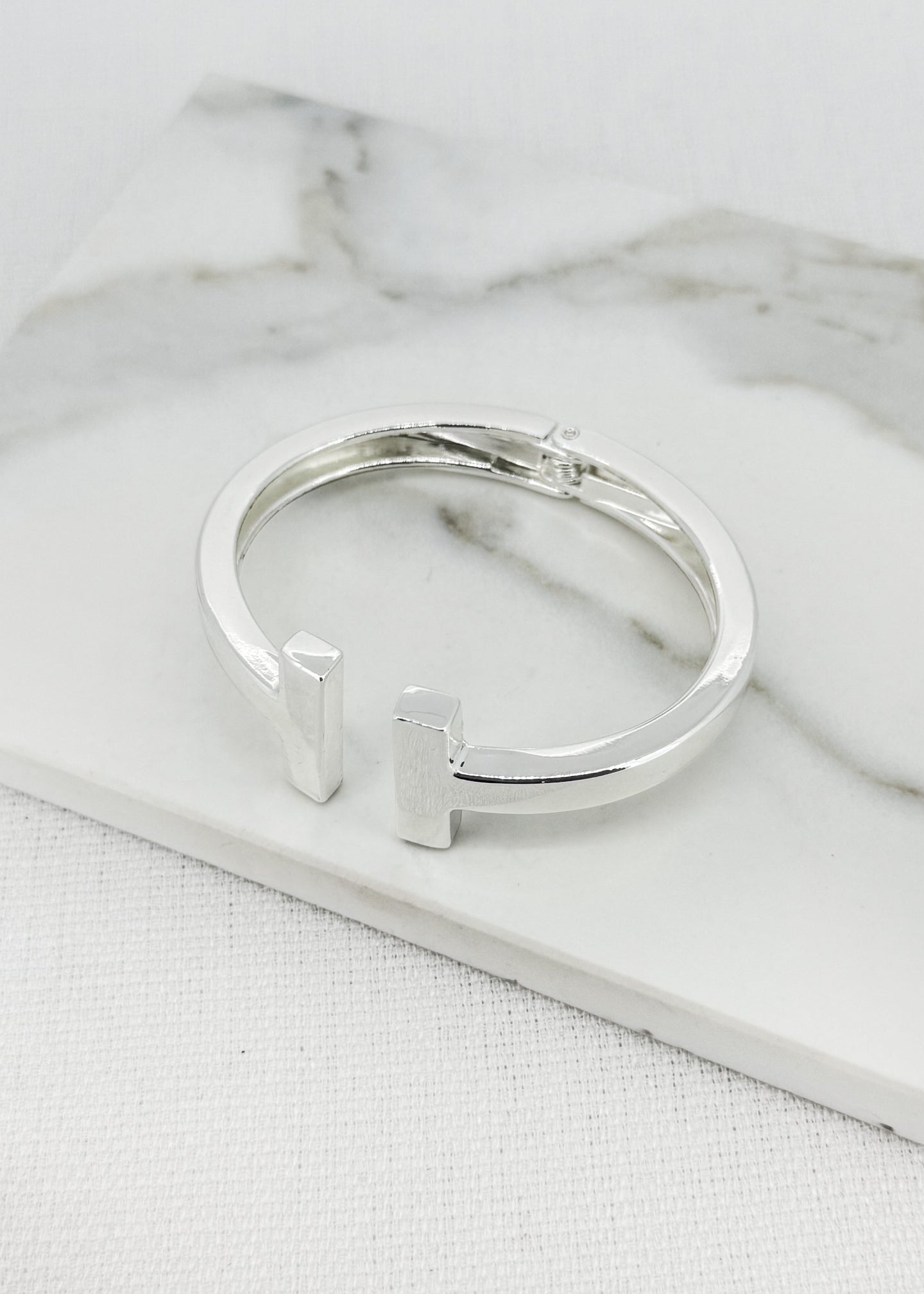 Envy T Bangle  - Silver