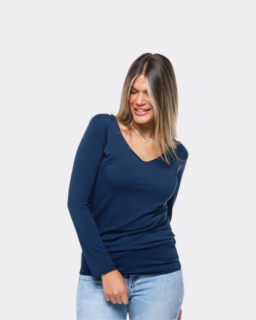 Be Fun Paris Mazel Top - Navy