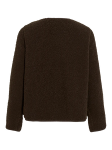 Vila Ada Teddy Jacket - Coffee Bean