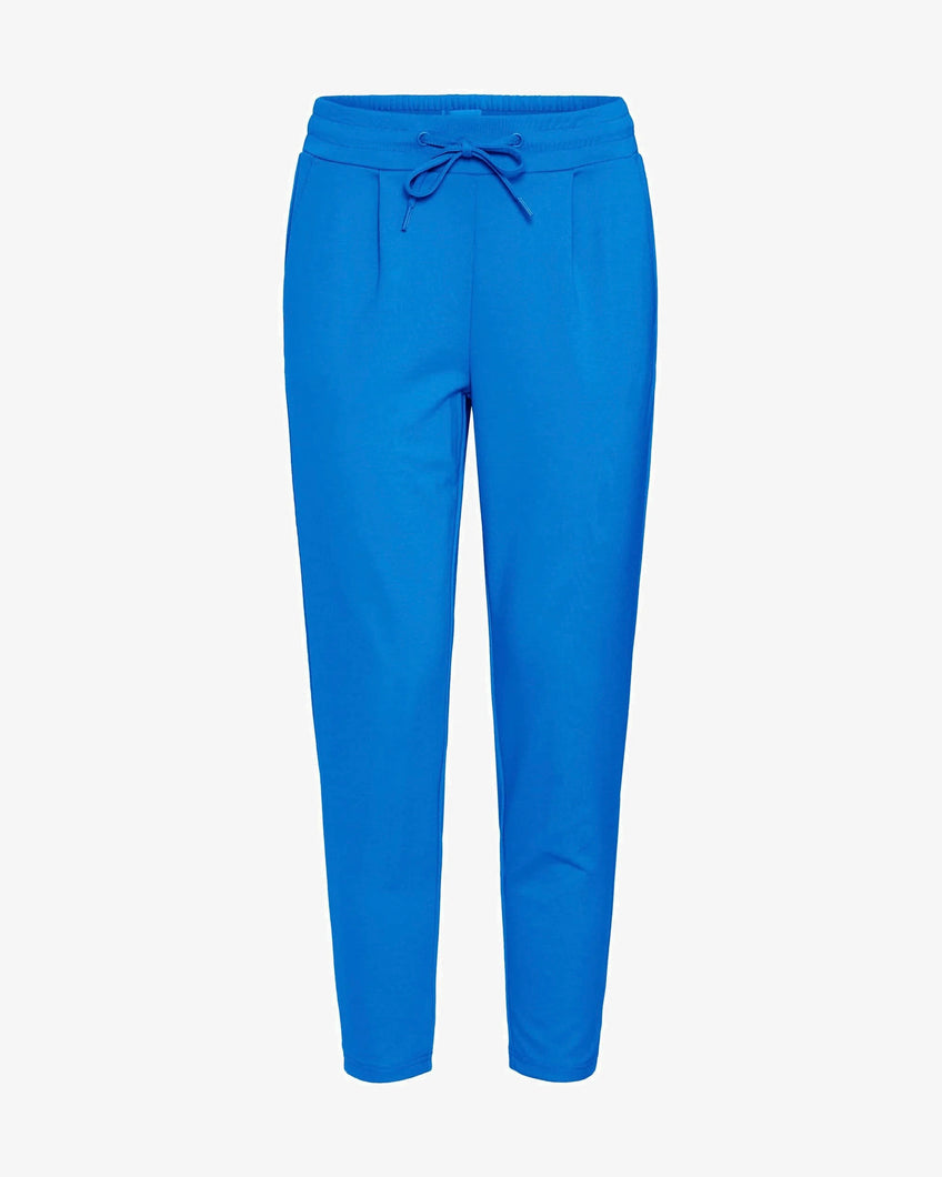 ICHI Kate Cropped Trousers - Strong Blue