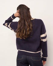 Load image into Gallery viewer, Co Coutour CC Coco Logo Knit Jumper - Navy/Cream