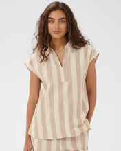 Load image into Gallery viewer, Culture Kapina Top - Dune/Whitecap Stripe