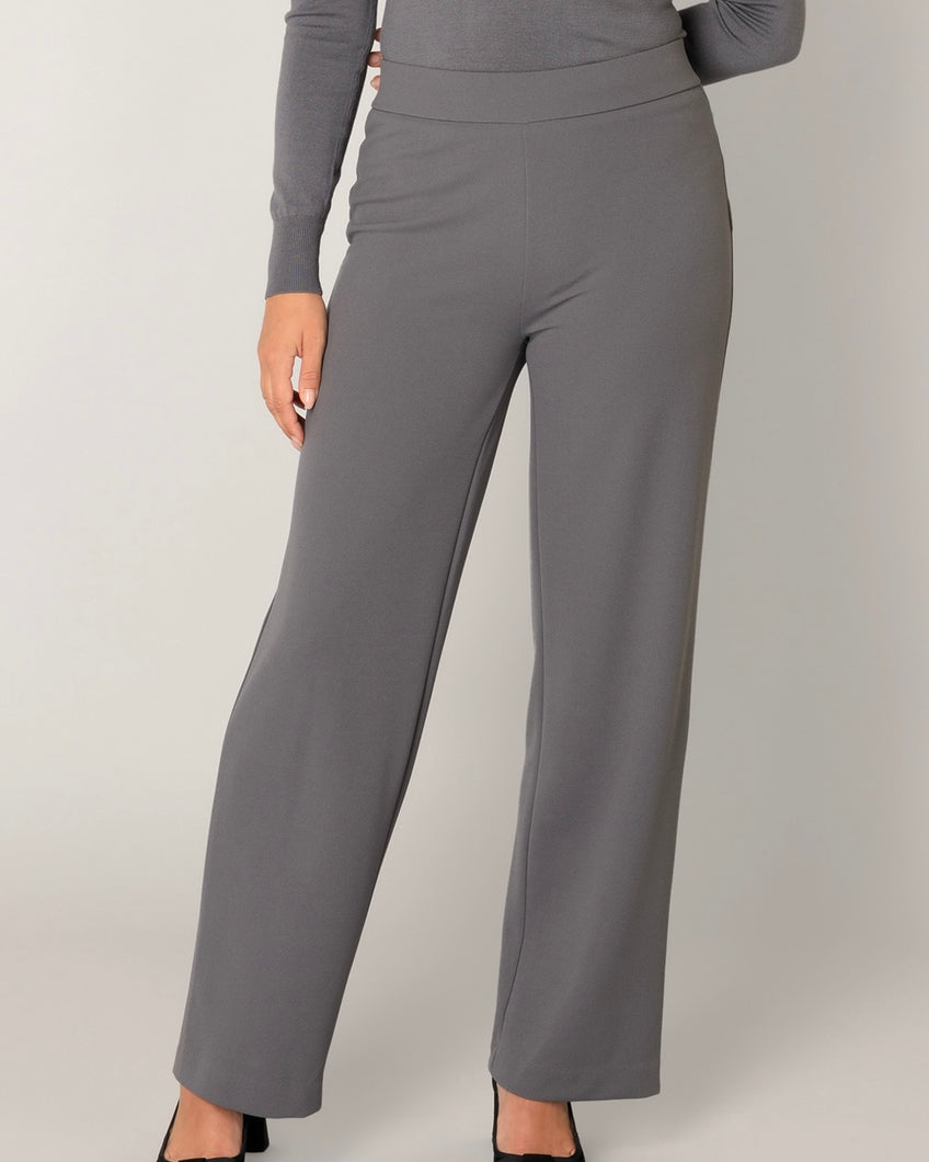 Base Level - Yarah Trouser - Grey