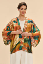 Load image into Gallery viewer, Powder Painted Palms Kimono Jacket