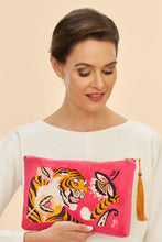 Load image into Gallery viewer, Powder Thrill of the Tiger Zip Pouch