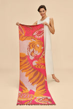 Load image into Gallery viewer, Powder Thrill of the Tiger Woven Scarf