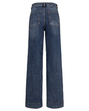 Load image into Gallery viewer, Numph Paris Cropped Jean - Medium Blue Grain Denim