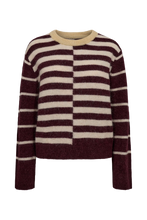 Load image into Gallery viewer, Nümph Nuriette Block Stripe Jumper - Fig