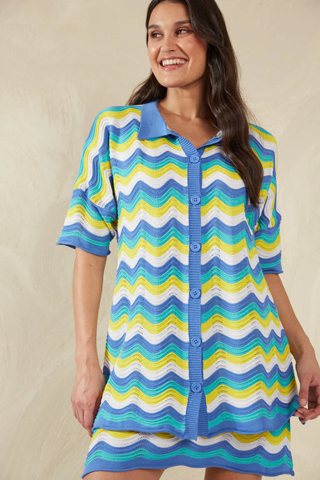 Haven Amalfi Knit Shirt - Gilato