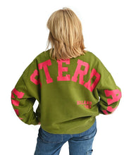 Load image into Gallery viewer, Amsterdam Oversize Sweatshirt - Green/Pink