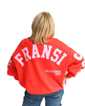 Load image into Gallery viewer, San Fransisco Oversize Sweatshirt - Red/Pink