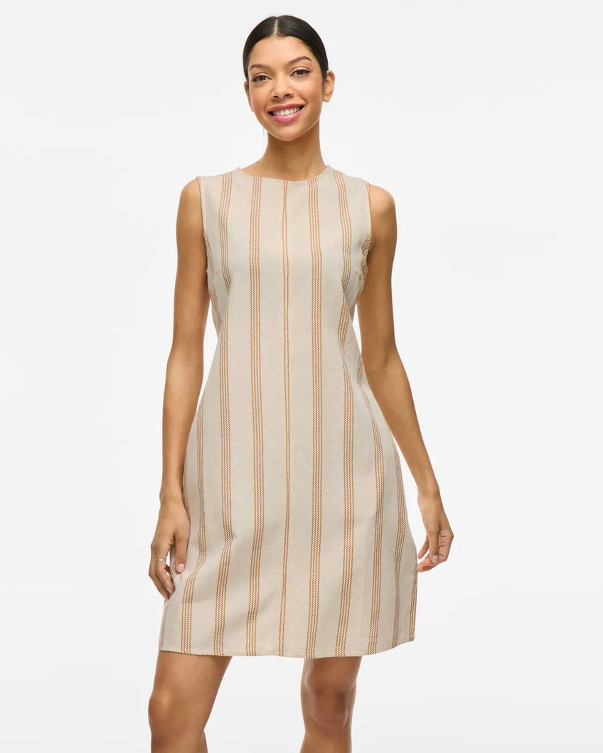 Vila Prisilla Dress - Light Natural Melange