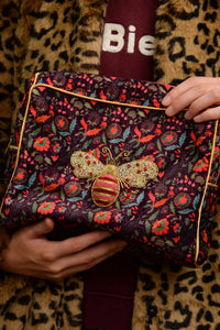 My Doris Autumn Bee Large  Pouch/Washbag