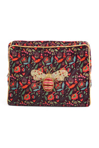 My Doris Autumn Bee Large  Pouch/Washbag