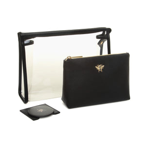 Alice Wheeler3 Piece Beauty/Makeup Gift Set - Black