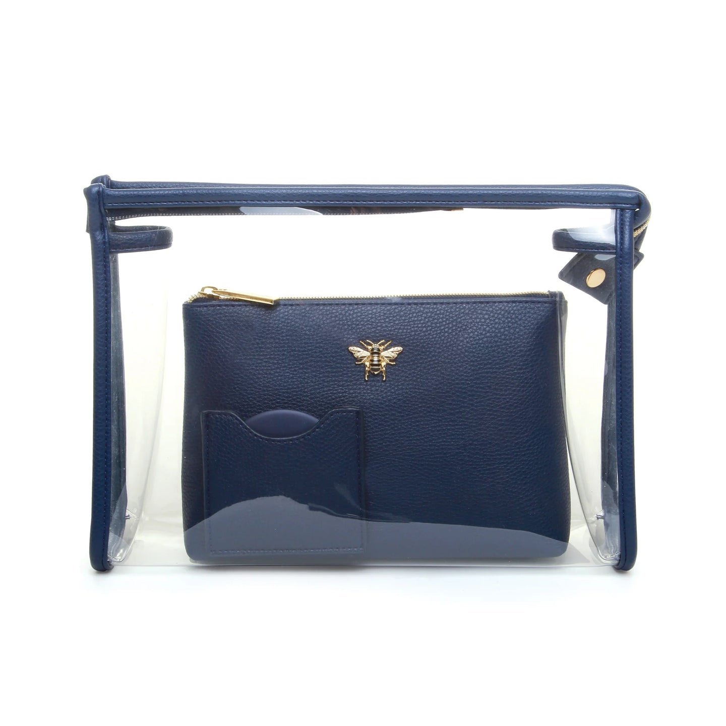Alice Wheeler3 Piece Beauty/Makeup Gift Set - Navy