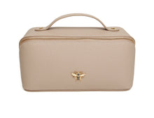 Load image into Gallery viewer, Alice Wheeler Mini Train Case - Stone